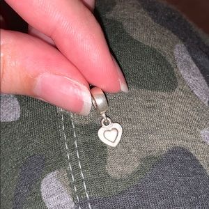 EUC Pandora Hanging Heart Charm